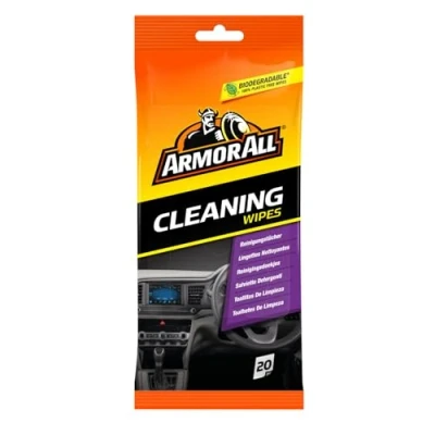 Obrázek ARMOR ALL Čisticí hadříky na čalounění 20 ks GAA38020ML sedadla, koberce, rohože, textilie atd., 38020L, žlutá standardní