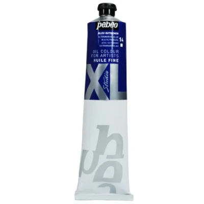 Obrázek Pébéo jemný olej XL 200 ml olejomalba ideální pro začátečníky i profesionály jemná kvalita ultramarínová modř