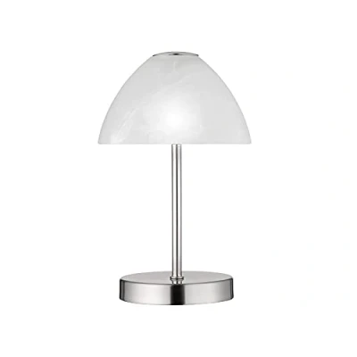 Obrázek Reality Leuchten R52021107 Queen A+, stolní lampa, 2,5 W, integrované, matný nikl, 15 x 24 cm