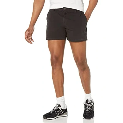 Obrázek Amazon Essentials Herren 13 cm Flatfront Chinoshorts mit hohem comfort in schmaler Passform (zuvor Goodthreads), Schwarz, 42W