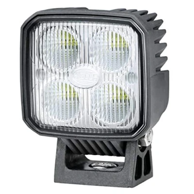 Obrázek HELLA LED pracovní světlomet Q90 compact 12V / 24V 1200lm šroubový/montáž otočný montážní třmen osvětlení podlahy kabel: 350 mm zástrčka: AMP 1GA 996 284 152