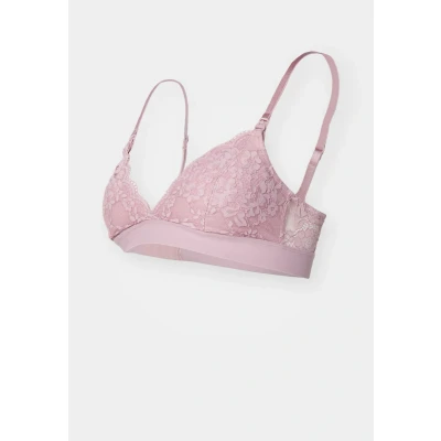 Obrázek Lindex Nursing IRIS Bralette Trojúhelníková podprsenka, Ženy, Velikost: 44/46, Light dusty pink