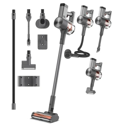 Obrázek Xiaomi Bezdrátový vysavač Vacuum Cleaner G20 Max, 25 000 Pa /180 AW, s cyklonovou technologií, bezsáčkový, akumulátorový 180 AW na zvířecí chlupy, auto, koberec a tvrdé podlahy,