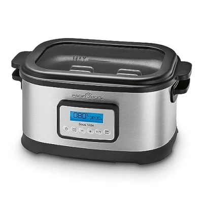 Obrázek ProfiCook® sous vide Garer objem 8,5 l pro přesné vaření nádoba na s časovačem 72 hodin vč. funkce šetrné vaření, jogurtovače a udržování teploty PC SV 1112