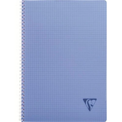 Obrázek Clairefontaine 328125C spirálový sešit Linicolor Fresh, DIN A4, 21 x 29,7 cm, čtverečkovaný, 50 listů, 90 g, barevně tříděné, 1 kus