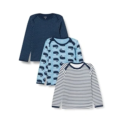 Obrázek Care Unisex dětské tričko s dlouhým rukávem (balení 6 ks), Sky Blue (720)