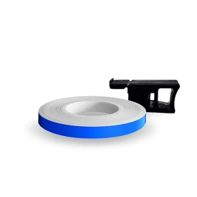 Obrázek 4R Quattroerre.it 10288 Dekorstreifen Wheel Stripes für Motorradfelgen mit Applikator, Blau, 7 mm x m