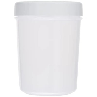 Obrázek Tatay Frischhaltedose, Airtight, 0.4L von Kapazität, Schraubdeckel, BPA frei, Geeignet Mikrowelle und Geschirrspüler, Weiß. Maße: 8,5 x 11,1 cm