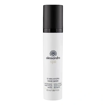 Obrázek alessandro Spa 10minutová maska Hydra Hand Mask na ruce s kyselinou hyaluronovou, 50 ml
