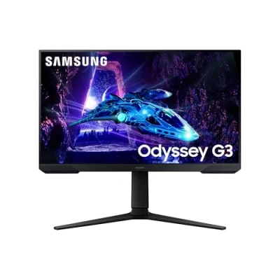 Obrázek Samsung Odyssey G30D Full HD herní monitor, 24 palců, obrazovka s panelem VA, 1920 x 1 080 pixelů, obnovovací rychlost 180 Hz, reakční doba ms (MPRT), AMD FreeSync, HDR10, LS24DG300EUXEN