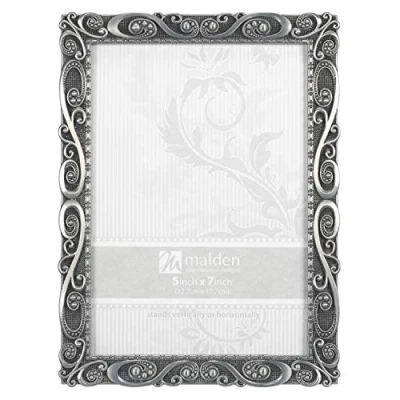Obrázek Malden International Designs 5371 57 Morgan kovový rám, 12,7 x 17,8 cm, stříbrná barva