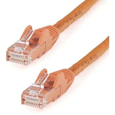 Obrázek StarTech.com Cat6 Snagless RJ45 UTP síťový kabel 30 m oranžový bezešvý Ethernet dlouhý ethernetový
