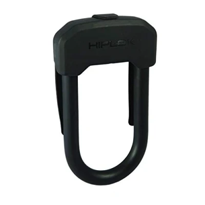 Obrázek Hiplok D, třmenový zámek, unisex, ALL černý, oblast zavírání: 13. 5 cm x 7