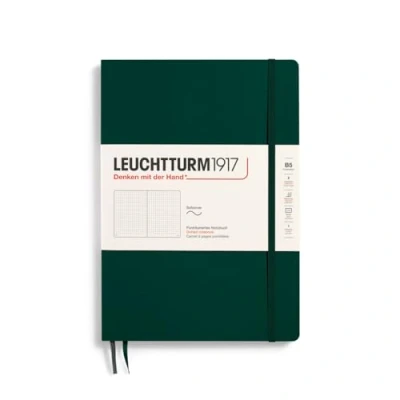 Obrázek LEUCHTTURM1917 370309 Poznámkový blok Composition (B5), měkký obal, 123 očíslovaných stran, Forest Green, Dotted