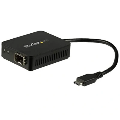Obrázek StarTech.com USB C auf LWL Konverter Offener SFP 3.0 Gigabit Ethernet Netzwerk Adapter 1000BASE SX/LX Windows / Mac Linux