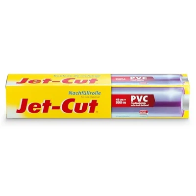 Obrázek Jet Cut Nachfüllrolle Für Edelstahl Dispenser, Gastronomie 45 Cm X 500 M, Pvc Transparent