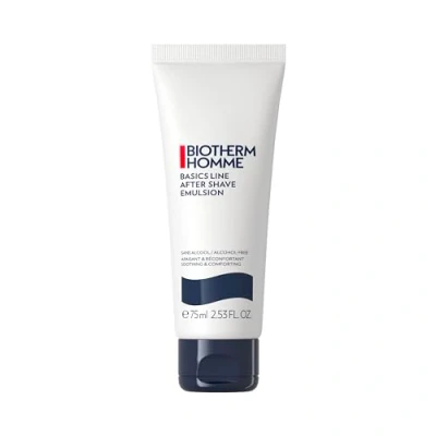Obrázek Biotherm Homme After Shave emulze, zklidňující balzám na holení proti podráždění pokožky, s bambuckým máslem a cennými oleji, pečující po pro muže, citlivou suchou pokožku, 75 ml