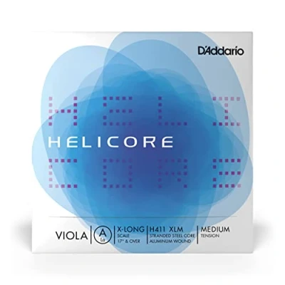 Obrázek D&#039; Addario H411 pro Xlm jednotlivá struna &quot;a&quot; Viola Helicore Hliník Wound X dlouhá Střední