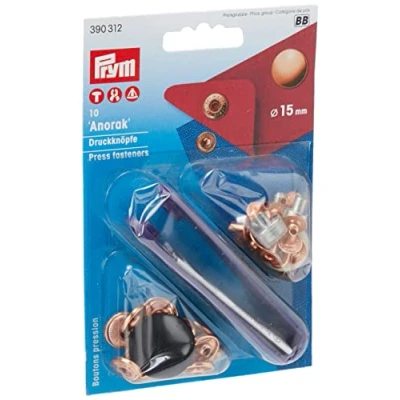 Obrázek Prym Non Sew Press Fasteners, měď, Copper, 14 x 9,3 2,5 cm