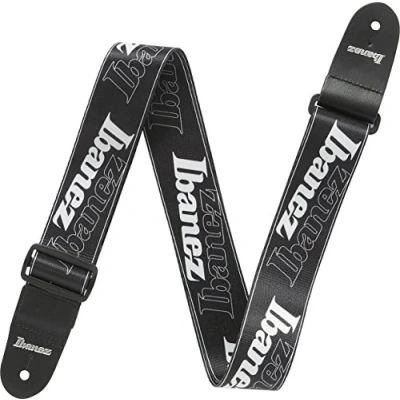 Obrázek IBANEZ Designový popruh &quot;Ibanez Logo&quot; (GSD50 P6), černý