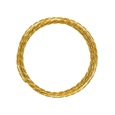 Obrázek Vaessen Creative Aluminiumdraht, Gold, m, Aluminium Wire, Basteldraht, Dekodraht, Floristikdraht Aludraht Diamant Schmuck 2 mm x 5 Meter Biegsam Schmuckdraht, 500 0.2 cm,