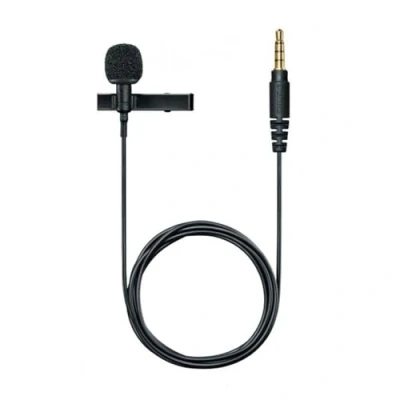 Obrázek Shure MVL Lavalier Mikrofon für iPhone &amp; Tablet Externer Clip auf dem Mini Reversmikrofon Videoaufnahmen und Vlogging mit 3,5 mm Stecker, Windschutzscheibe, Mount Tragetasche