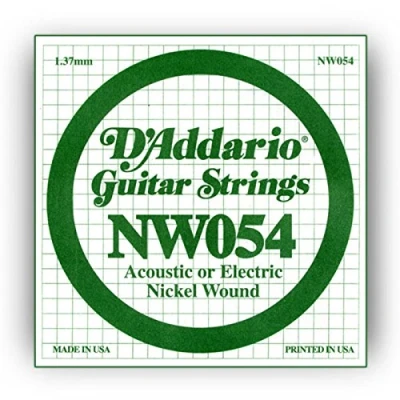 Obrázek D&#039;Addario NW054 niklové jednotlivé struny pro kytary 0,14 cm (0,054 palců)
