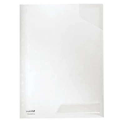 Obrázek Leitz CombiFile sada průhledných obalů, 5 kusů, formát A4, čiré sklo s lesklým povrchem, horní otvor, PP fólie 0,18 mm, 47300002