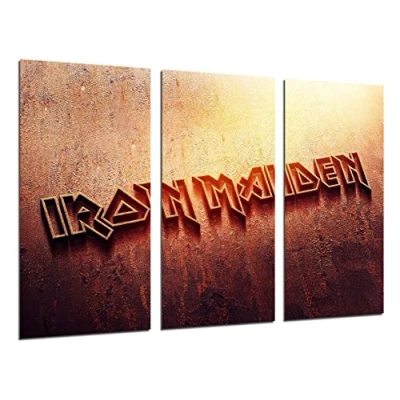 Obrázek Nástěnný obraz Iron Maiden, Rock, hudba, 97 x 62 cm, dřevěný tisk XXL formát umělecký tisk, ref.26269