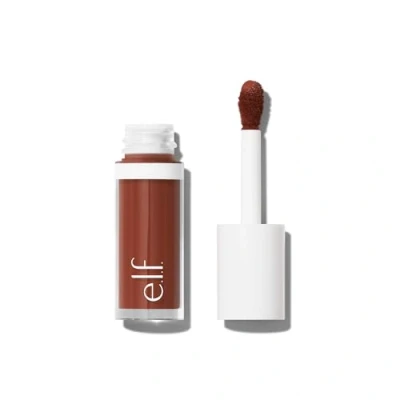Obrázek e.l.f. Camo Liquid Blush, dlouhotrvající tekutá tvářenka pro vysoce pigmentovanou barvu, zajišťuje měkký, křestní povrch, veganský a netestovaný na zvířatech, bronzový bombshell