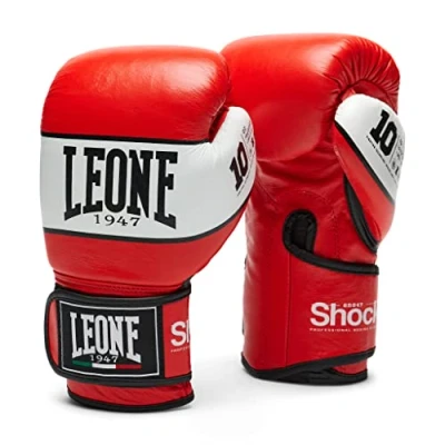 Obrázek LEONE 1947, Shock boxerské rukavice, unisex pro dospělé, červené, 12 OZ, GN047