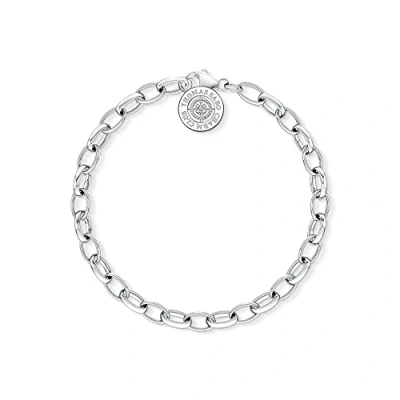Obrázek Thomas Sabo DCX0001 725 14 L Dámský náramek Charm Club 925 Sterling Silver Diamond, 19,5 cm