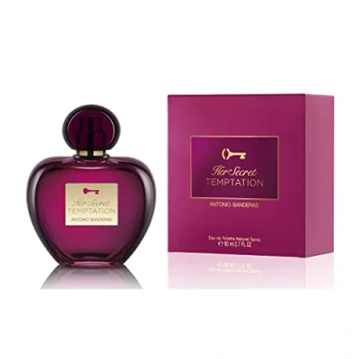 Obrázek Banderas Her Secret Temptation Eau de Toilette sprej pro ženy, orientální a sladká vůně 80 ml