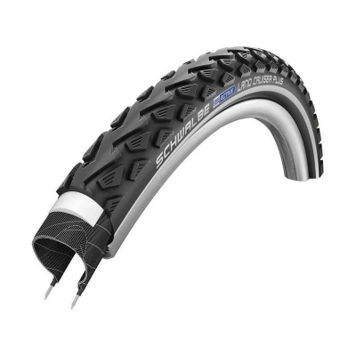 Obrázek Schwalbe Land Cruiser Plus 27,5x2,00 (50 584) HS450 Active PunctureGuard drát černá reflex Plášť