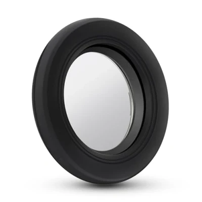 Obrázek JJC Měkký silikonový okulár s optickým sklem pro Nikon D800 D800E D810 D810A D850 D700 D500 Df D5 D4S D4 D3S D2Xs D2X D2Hs D2H F6 nahrazuje DK 17 kulatá mušle