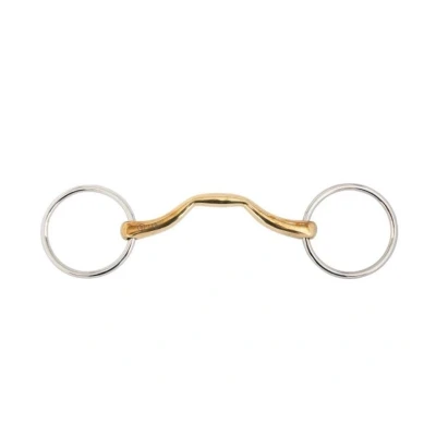 Obrázek BR Mullen Mouth Loose Ring Snaffle Soft Contact 14 mm