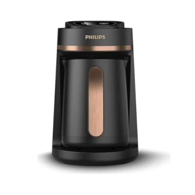 Obrázek Philips Serie 5000 Türkische Kaffeemaschine Langsambrühfunktion, 4 Tassen Kapazität, Überhitzungs und Überlaufschutz, Bereitschaftsanzeige, Easy Touch Tasten, Automatische Abschaltung (HDA150/60)