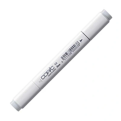 Obrázek COPIC Classic Marker Typ C 2, cool gray č. profesionální zvýrazňovač rozvržení, se širokou a jemnou špičkou