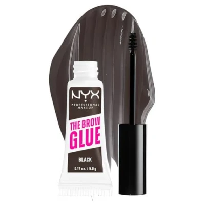 Obrázek NYX Professional Makeup gel na obočí pro liftingový efekt, profesionální lepidlo obočí, okamžitý styler, jako laminovaný, černý
