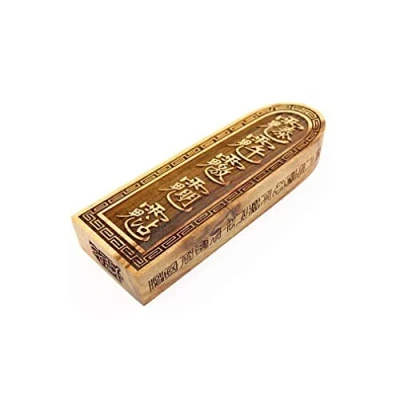 Obrázek lachineuse Taoistische Schutzplatte aus Holz fördert Gute Einflüsse 17 x 6 cm asiatische Wanddekoration Feng Shui traditionelles chinesisches Haus, Japanisch, Asien, Japan, China