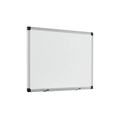 Obrázek Bi Office magnetická bílá tabule Maya 60 x 45 cm smaltovaný prémiový povrch, lze za sucha stírat, s hliníkovým rámem a přihrádkou na tužky, tabule, poznámky