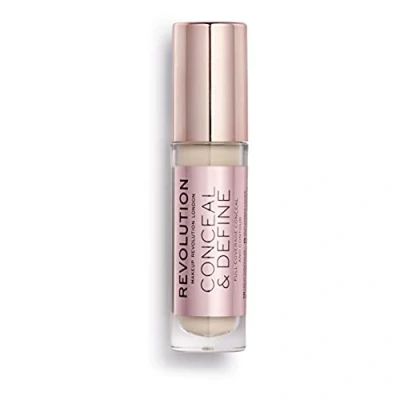 Obrázek Makeup Revolution Conceal &amp; Define Concealer, Lightweight, Longlasting, Full Coverage Face Makeup, C1, 4g