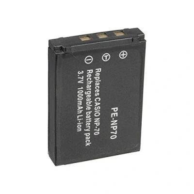Obrázek Amsahr Grade A pro články baterie (1000 mAh, 3.7 V) Casio Exilim Šedá