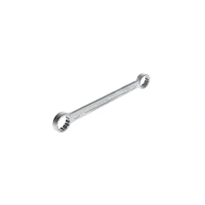 Obrázek GEDORE Dvojitý očkový klíč, SW 14+17 mm, rovný, plochý, tenký, 12hranný, UD profil, klíč na šrouby, 4 14X17