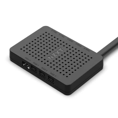 Obrázek NZXT RGB &amp; Fan Controller AC CRFR0 B1 6 osvětlovací kanály 3 ventilátoru přizpůsobení osvětlení černé