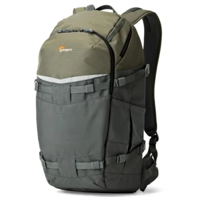 Obrázek Lowepro Flipside Trek 450 batoh, batoh na fotoaparát pro DSLR a více objektivů, laptop, tablet, fotopříslušenství, stativ, šedý, 17 x 26 31 cm