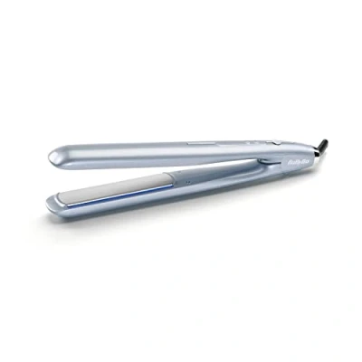 Obrázek BaByliss Žehlička na vlasy Hydro Fusion s duální ionizační technologií efektem proti zacuchání, žehlička 5 teplotními stupni pro každý typ vlasů, automatické vypínání a rychlé zahřívání,