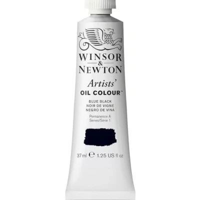 Obrázek Winsor &amp; Newton 1214034 Artists olejová barva 37 ml tuba, umělec s nejvyšší možnou pigmentací, světlostálost modročerná