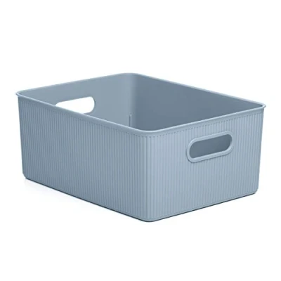 Obrázek Tatay Aufbewahrungsbox Baobab, 15L Kapazität, Polypropylen, BPA frei, Mist Blau. Maßnahmen 29,4 x 38,5 16 cm