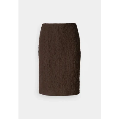 Obrázek Lindex Skirt MYRA Pouzdrová sukně, Ženy, Velikost: 34, Dark brown